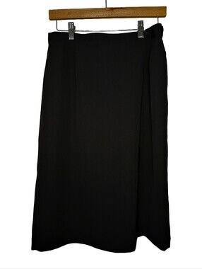 Ingenuity Black Midi Skirt